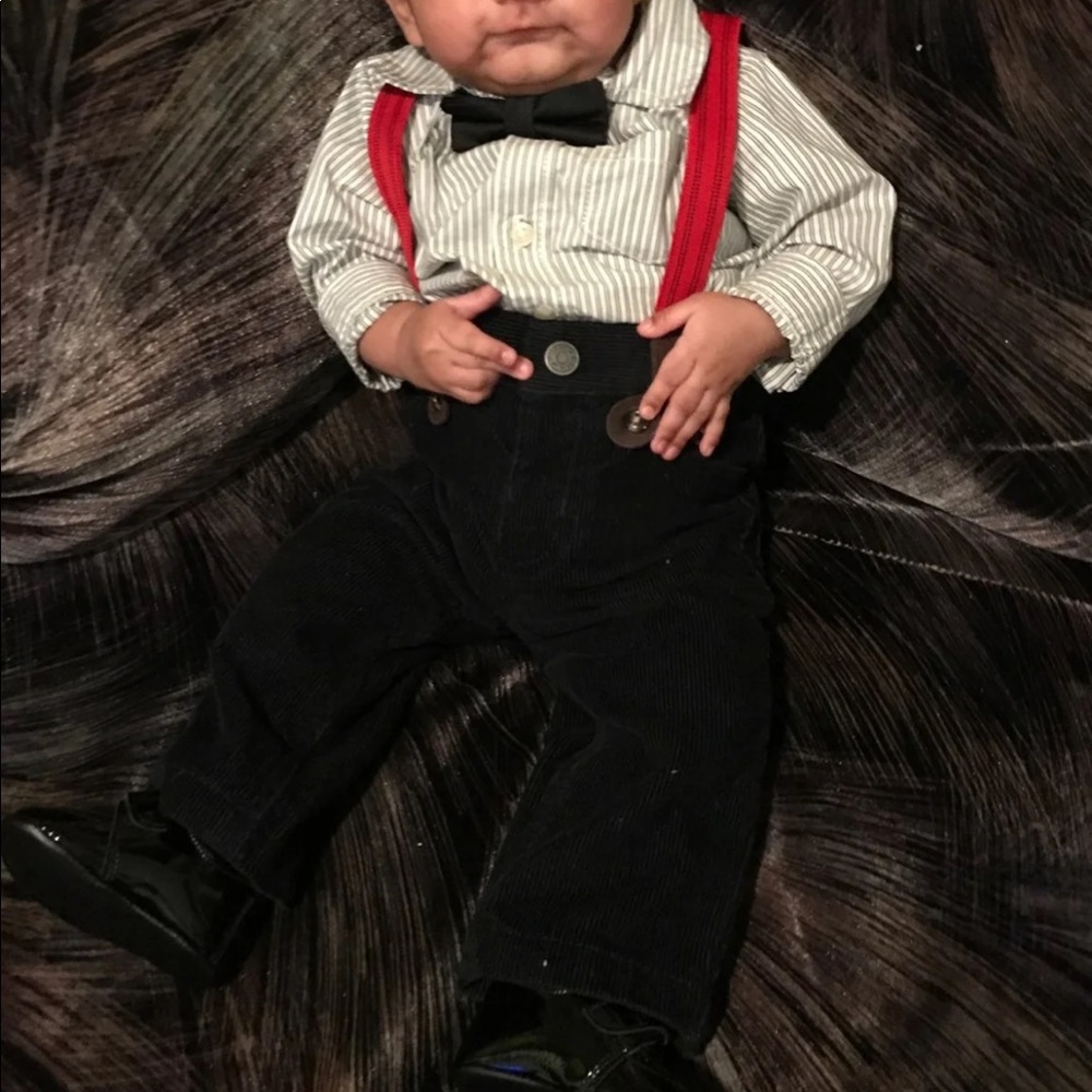 Baby boy overall outfit
